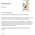 Lehrersprechstunde allgemein